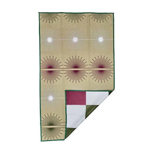 Lodge Check Double-Sided Tea Towel