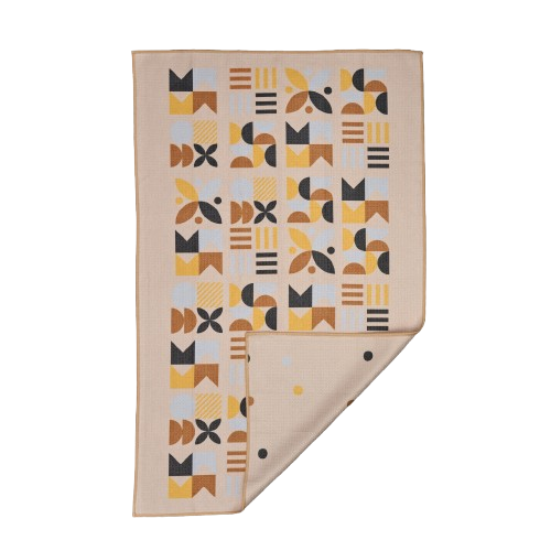 Specked Fields Double-Sided Tea Towel