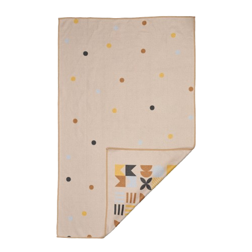 Specked Fields Double-Sided Tea Towel