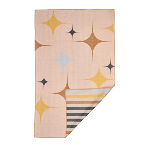 Canyon Stripes Double-Sided Tea Towel